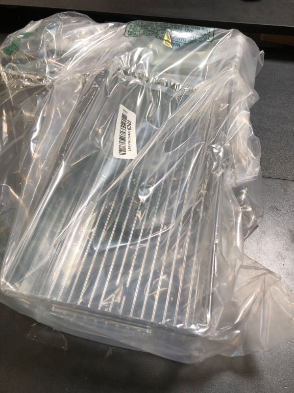 Photo 1 of iDesign Small Stackable Plastic Pantry Bin with Handles for Kitchen Storage, Clear, Made in USA