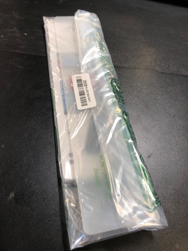 Photo 1 of 3 Pieces Multifunction Computer Monitor Memo Board Side Panel Memo Top Mount Acrylic Transparent Message Board for Screen Cabinet, Left and Right