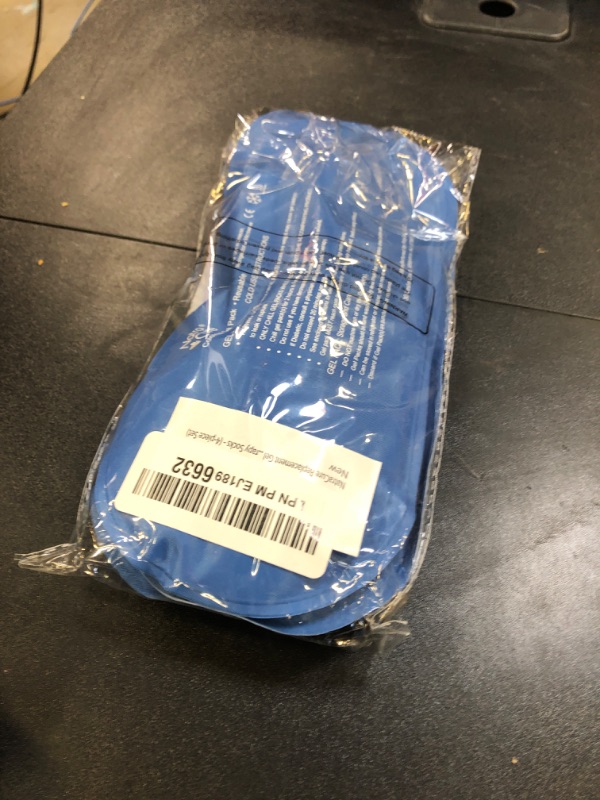 Photo 1 of NatraCure Replacement Gel Packs for Cold Therapy Socks - (4-Piece Set) Extra Gel Ice Packs Reusable, Compresses for Injuries, Flexible Ice Packs Reusable, Small Ice Packs, Thin Ice Packs - GP23-24