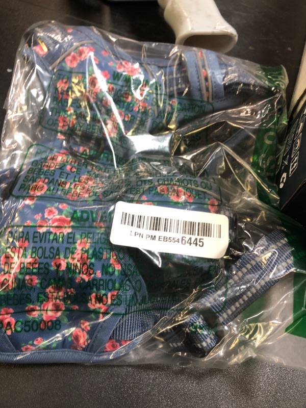 Photo 1 of Timos Dog Harness for Medium Dogs, No Pull Service Vest with Reflective Strips and Control Handle,No Choke Dog Harness with 2 Metal Rings for Easy Walking,Outdoor Training,Flower Blue, M