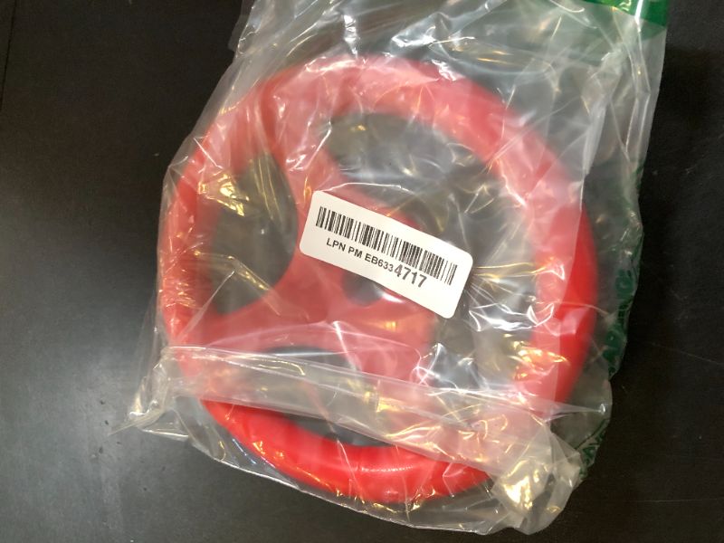 Photo 1 of TOYANDONA Playground Steering Wheels Accessories Plastic Swingset Steering Wheel Pirates Ships Steering Wheel Playset for Outdoor Backyard Treehouse Playground Jungle Gym Red, 16.50X16.50X4.00CM