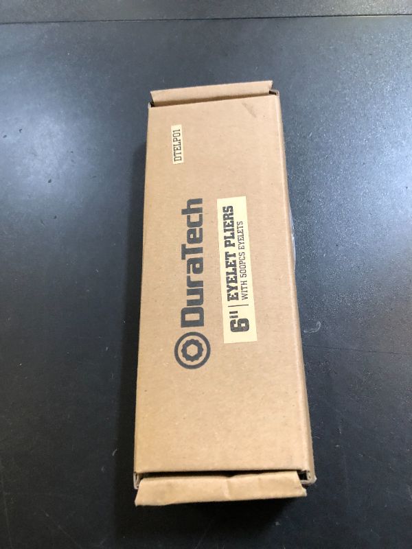 Photo 1 of DURATECH Grommet Eyelet Pliers kit, Eyelet Pliers with 500 Gold and Silver Metal Eyelet Grommets, Handheld Grommet Tool Kit for Leather/Belt/Shoes/Cloths/Gift label