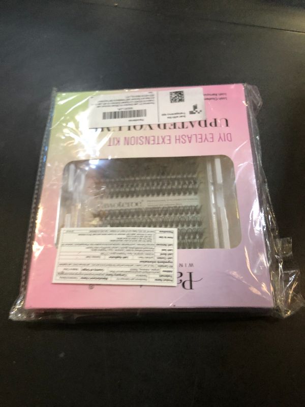 Photo 1 of Pawotence Lash Extension Kit DIY 280pcs Individual Lash Clusters Kit 30D 40D Cluster Eyelash Extensions Kit with Lash Bond and Seal, Lash Remover, Lash Tweezers for Self Use (30D&40D, 9-16mm, All Kit)