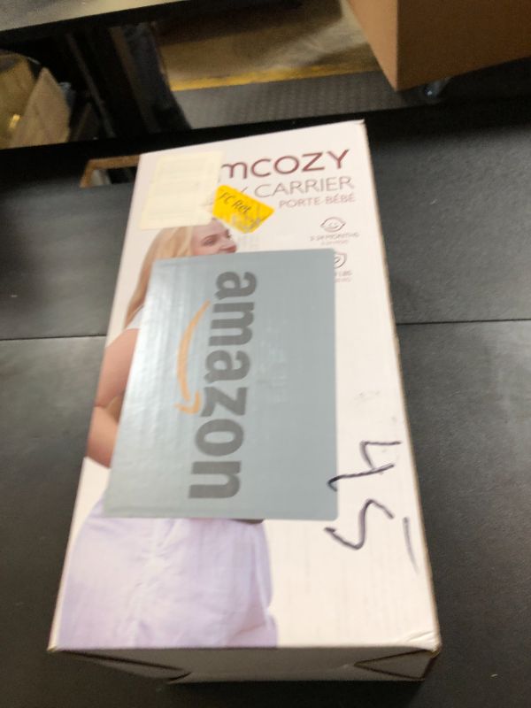 Photo 1 of Momcozy Baby Carrier - Ergonomic, Cozy and Lightweight Carrier for 7-44lbs, Effortless to Put On, Ideal for Hands-Free Parenting, Enhanced Lumbar Support, Purehug for Infant to Toddler, Black