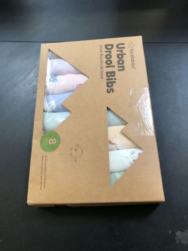Photo 1 of 8-Pack Organic Baby Bibs for Boys, Girls - Soft Cotton Drooling and Teething Bibs for Baby Girl & Boy, Extra Absorbent, Easy To Clean & Put On for Toddler, Newborn, Infant 0-24 Months (Lunaris)