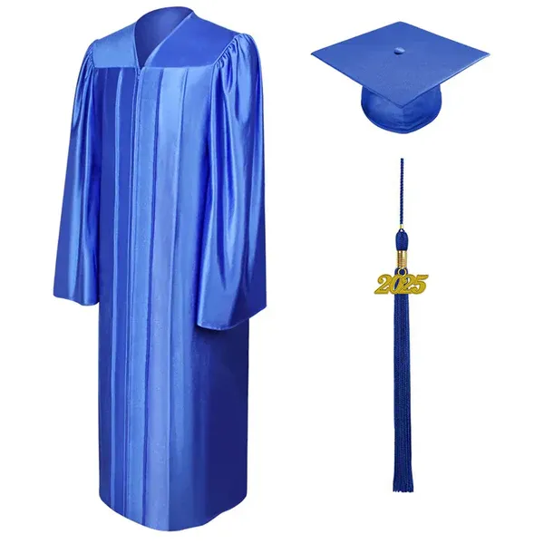 Photo 1 of Size 51-- Royal Blue Bachelors Cap & Gown