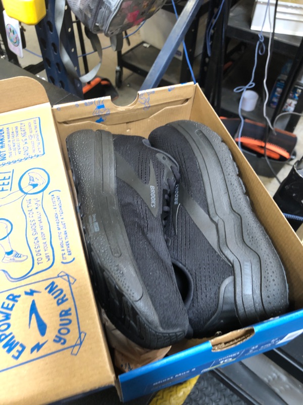 Photo 1 of Brooks Women’s Ghost Max 2 Neutral Running & Walking Shoe - Black/Black/Ebony - 10 Wide