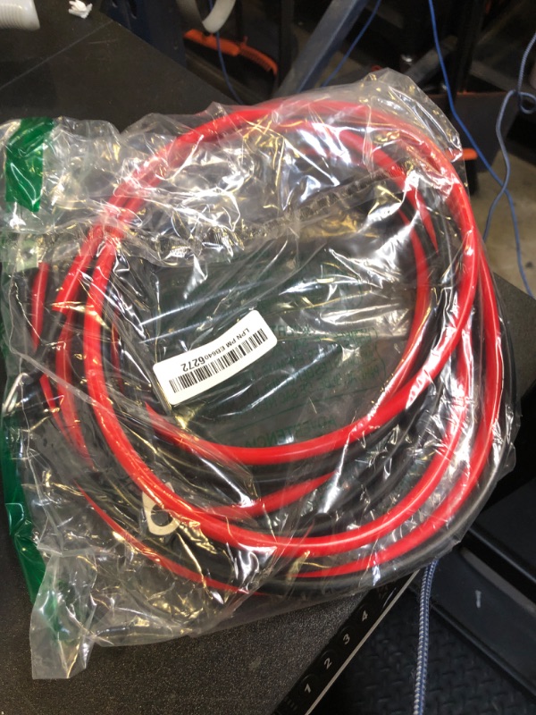 Photo 1 of 5 AWG Battery Cables 5 Gauge Power Inverter Cables with 3/8 Inch and 5/16 Inch Lugs Each End for Solar Marine Boat Vessel RV Car SUV Truck Tractor Motorcycle 2pcs (10FT, 5 AWG)