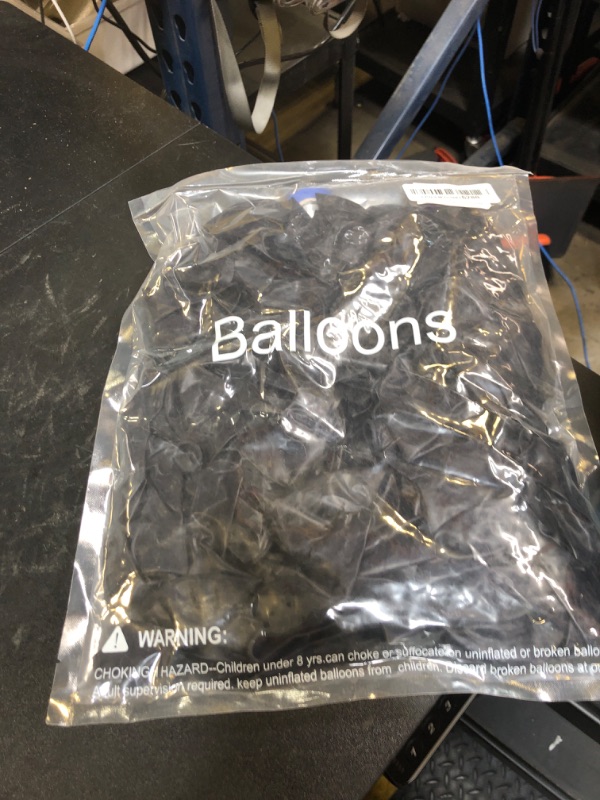 Photo 1 of Bezente black  Latex Party Balloons, 100 Pack 12 inch Round Helium Navy Balloons for Wedding Graduation Birthday Party Backdrop Decorations