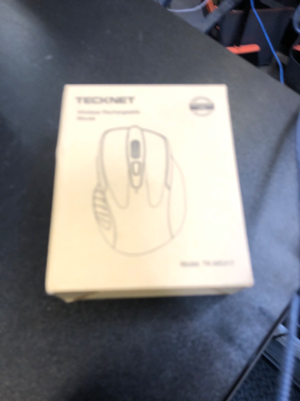 Photo 1 of TECKNET Wireless Mouse (BT5.0/3.0 & 2.4G) Rechargeable 4800 DPI Silent USB A & Bluetooth Mouse 6 Buttons, Wide Compatibility - Grey