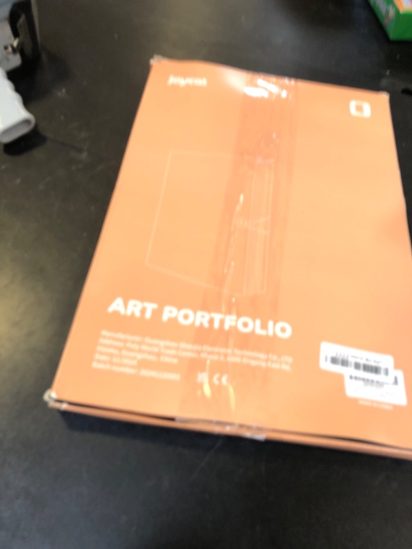 Photo 1 of JoyCat Portfolio Binder 11"x17",40 Pockets Art Folder with Clear View Pages, 80 Sheets Presentation Binder for Artists and Students (Black)