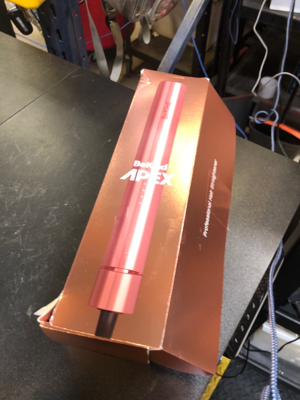 Photo 1 of Bekind Apex 2-in-1 Hair Straightener Flat Iron | 1“ 460°F Straightener and Curler for All Hairstyles | UltraSmooth Tech | 15s Fast Heating & Temp Memory | Gift Set for Girls Women (Apex Peach)