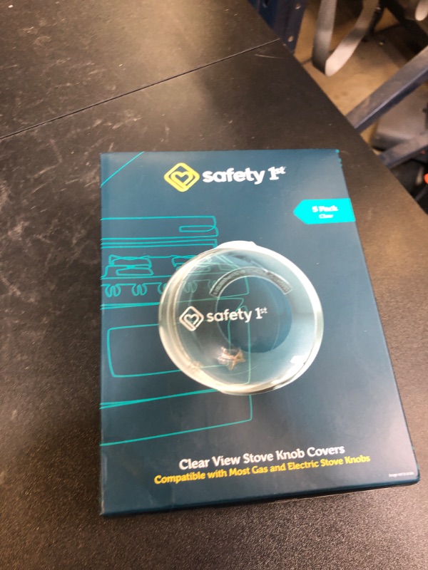 Photo 1 of Safety 1st Child Proof Stove Knob Covers, Clear View Stove Knob Safety Covers (Set of 5)