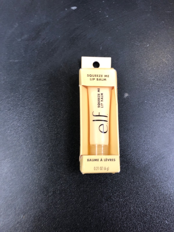 Photo 1 of e.l.f. Squeeze Me Lip Balm, Moisturizing Lip Balm For A Sheer Tint Of Color, Infused With Hyaluronic Acid, Vegan & Cruelty-free, Vanilla Frosting