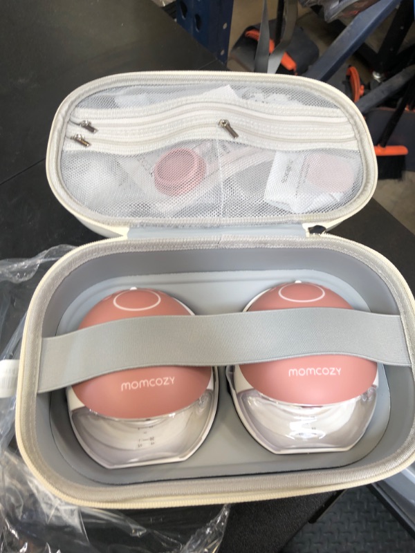 Photo 1 of Momcozy Old Versions Breast Pump BP223,with DoubleFit Flange for Breastfeeding Moms,Red Double