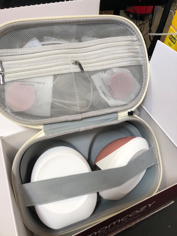 Photo 1 of Momcozy Breast Pump Hospital-Grade, Hands Free Breast Pump App with Leak-Proof DoubleFit Flange, Personalized Multi-Modes & 15 Levels, 2 Count 