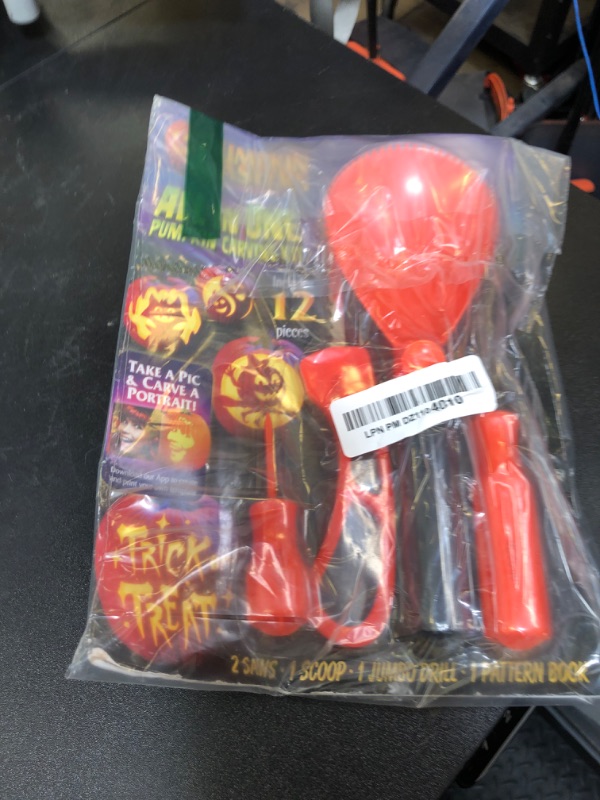 Photo 1 of Pumpkin Masters Premium All in One Carving Kit – Comprehensive Halloween Pumpkin Carving Kit with Large Handled Tools and New Patterns