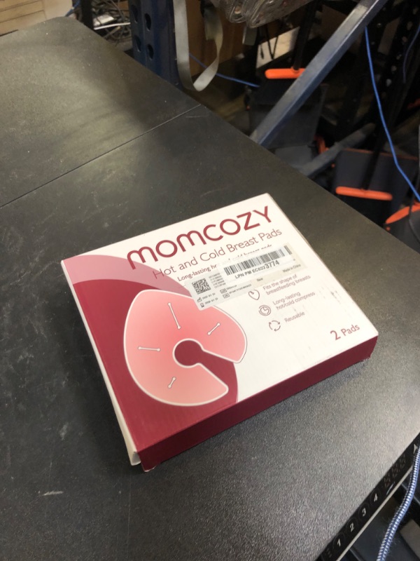 Photo 1 of Momcozy Larger Breast Therapy Packs, Hot and Cold Breast Pads with 2 Soft Covers, Breastfeeding Essentials, 2 Pack