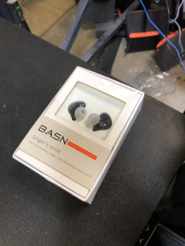 Photo 1 of BASN in Ear Monitor Headphones for Musicians, Bsinger 2nd Generation Sound Isolating Earphones with Dual Dynamic Drivers Detachable MMCX Cable (Black)…