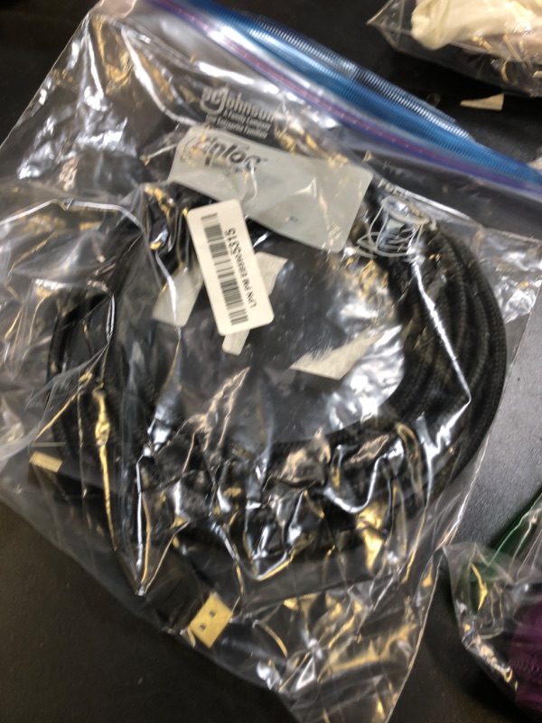 Photo 1 of DteeDck DisplayPort Cable 1.4 15FT, DP Display Port Cord (8K@60Hz, 4K@144Hz, 2K@240Hz, 32.4Gbps) Braided Male to Male Compatible for Computer Monitor PC Gaming Laptop TV