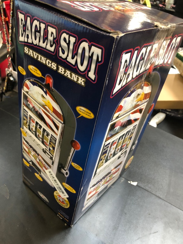 Photo 1 of John N. Hansen Eagle Slot Machine, Yellow