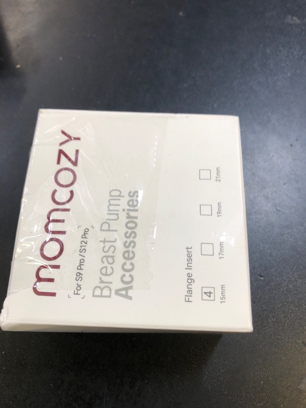 Photo 1 of Momcozy Flange Insert 15mm Compatible with 24mm Flange/Shield of Most Pumps, Insert for Breast Pump Replacement Accessories, 4PCS 15mm