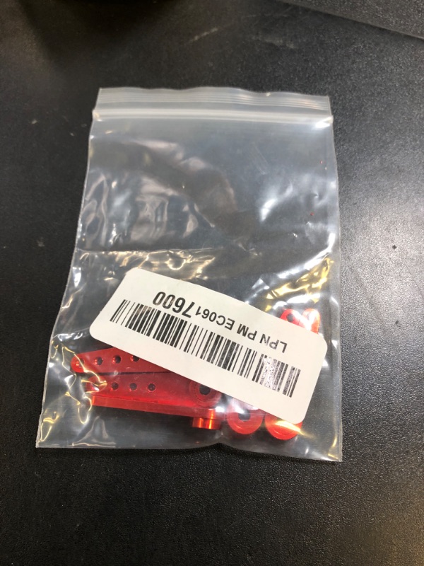 Photo 1 of 5Pcs ShareGoo 25T Servo Horn 37mm Metal 25 Teeth Extension Steering Arm Server Compatible with Futaba Savox Power HD HSP MG995 MG996 Servos for RC Car Truck (Red)