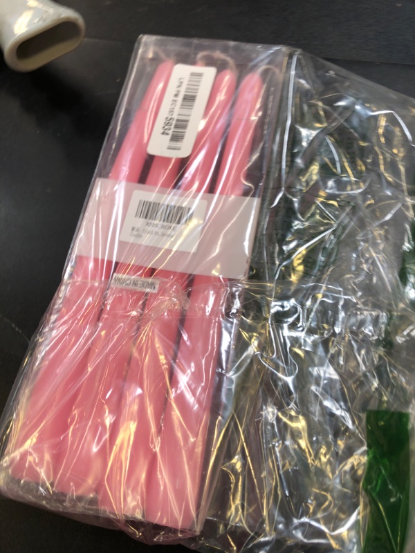 Photo 1 of 10 inch Pink Taper Candles-Set of 4 Taper Candles -Dripless and Smokeless,Tall Candlesticks, Home Dinner, Party, Wedding, Halloween, Churches,Christmas Candles