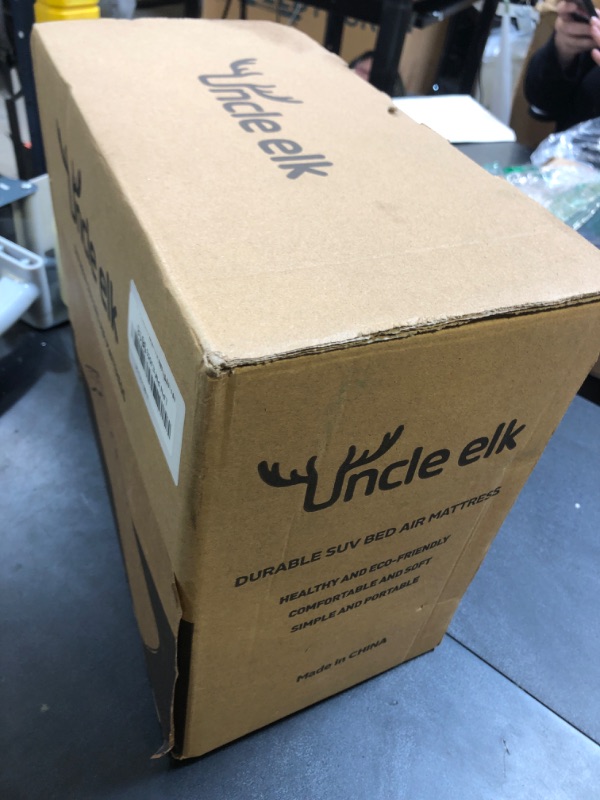 Photo 1 of Uncle elk Model Y Mattress for Tesla, Inflatable SUV Mattress for Portable Camping Mattress Foldable Air Mattress with Air Pump and Storage Bag for Tesla Model Y and SUV Travel, Black