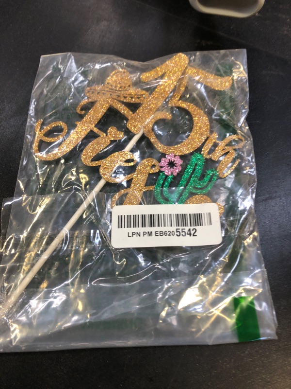 Photo 1 of Fiesta 15th Cake Topper, Bruh I'm 15/Taco Bout 15 Cake Decor, Tropical Hawaiian Mexican Summer Themed Happy 16th Birthday/Anniversay Party Decoration Supplies