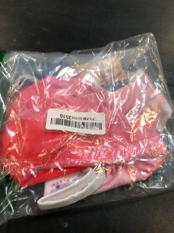 Photo 1 of BAOHULU Gymnastics Leotard for Girls Shiny Diamond Ballet Dance One Piece B180_Red_8A