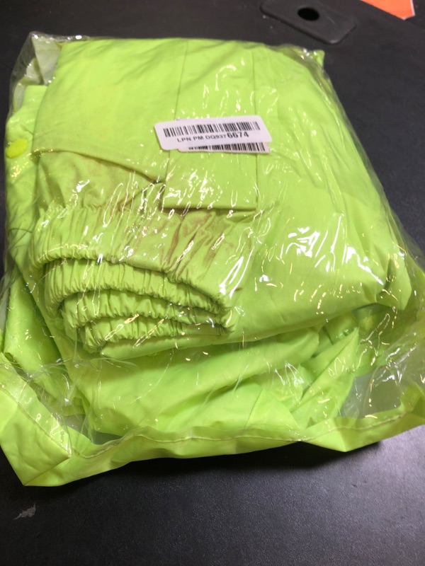 Photo 1 of AMKsedom Rain Suits for Men Women Waterproof, Breathable Rain Coats with Eye-Catching Reflective Strip, Durable Rain Gear (Medium, Yellow)