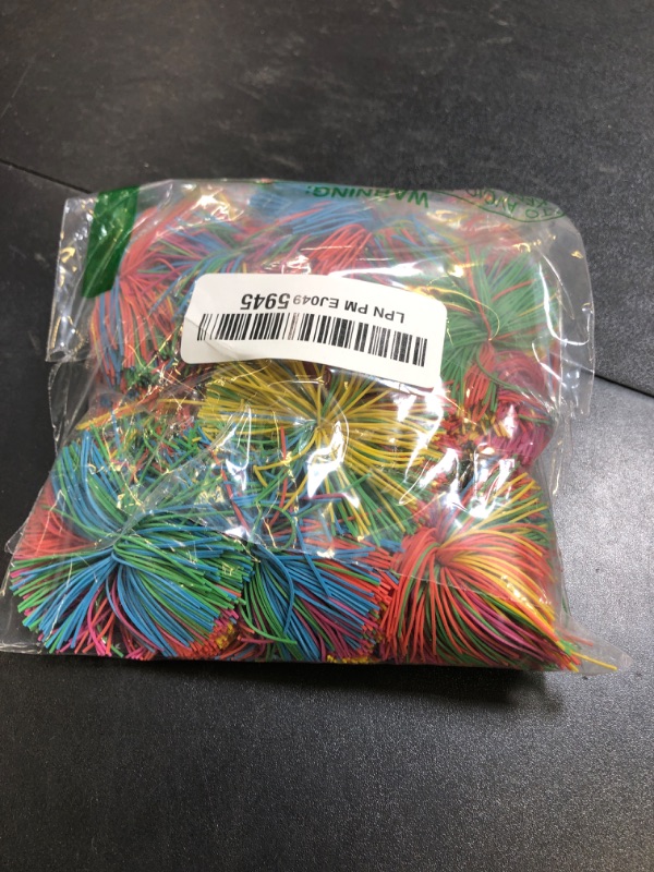 Photo 1 of 16 PCS Sensory Fidget Stringy Balls, Multicolor Soft Rubber Bouncy Stress Balls, Pull Stretch Elastic Ball Toy Rainbow Fidget Party Favors