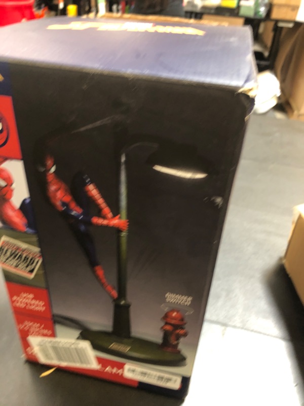 Photo 1 of Spiderman Desk Lamp - Officially Licensed Disney Table Light, Marvel Streetlight Spider Man Spotlight, Gift for Multiverse Fans | Paladone