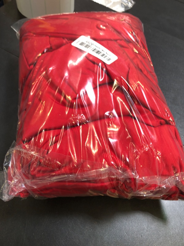 Photo 1 of FOTSHARER Red Arch Cover Set of 3 Spandex Fitted Wedding Arch Cover 6FT 6.6FT 7.2FT Round Top Arch Cover Backdrop Fabric for Metal Arch Chiara Arch Backdrop Stand Cover for Baby Shower Birthday Decor