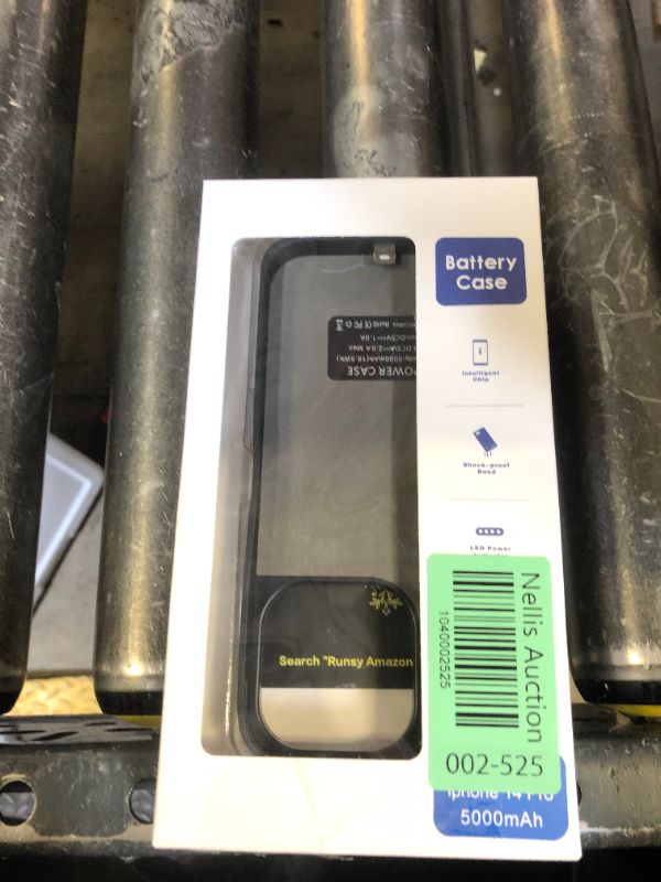Photo 1 of Sitong Battery Case for iPhone 14 Pro, 5000mAh Rechargeable Extended Battery Charging Charger Case, Add 100% Extra Juice (6.1 Inches) Black