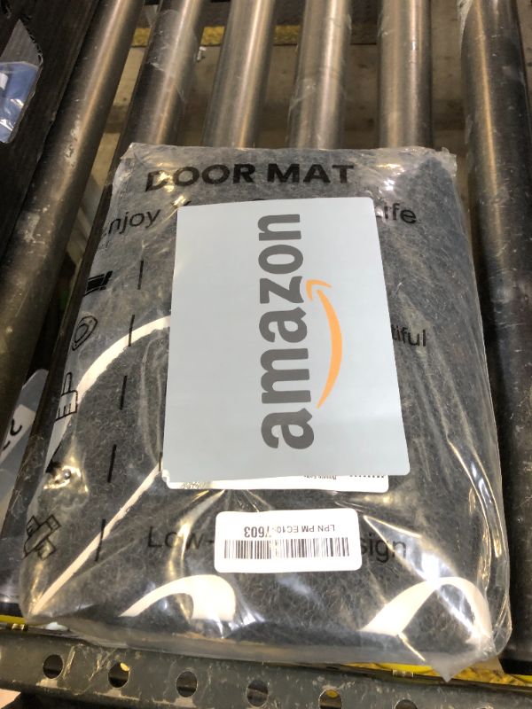 Photo 1 of EARTHALL Door Mat Outside Inside Hello Doormat, 36"x24", Durable Floor Mat Non Slip Mat Ultra Absorb Mud Easy Clean Front Doormat for Garage, Entryway, Patio, High Traffic Areas, Black
