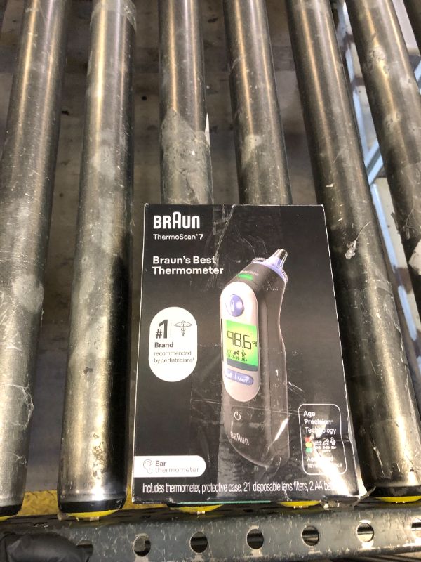 Photo 1 of Braun ThermoScan 7 Digital Ear Thermometer, Age-Adjusted Fever Guidance, Baby and Infant Friendly, No. 1 Brand Recommended by Pediatricians, FSA and HSA Eligible