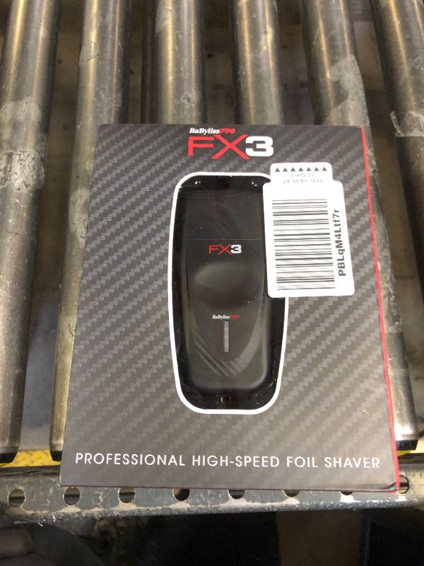 Photo 1 of BaBylissPRO Barberology Double Foil Shaver FXX3SB FX3 Professional High-Speed Electric Shaver