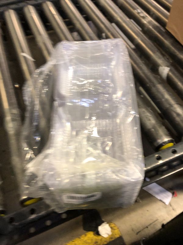 Photo 1 of Zezzxu 100 Pack Clear Plastic Clamshell Food Containers, Square Cake Slice Containers with Hinged Lids, Disposable To Go Boxes for Cookies, Desserts, Fruits, Salads, Sandwiches