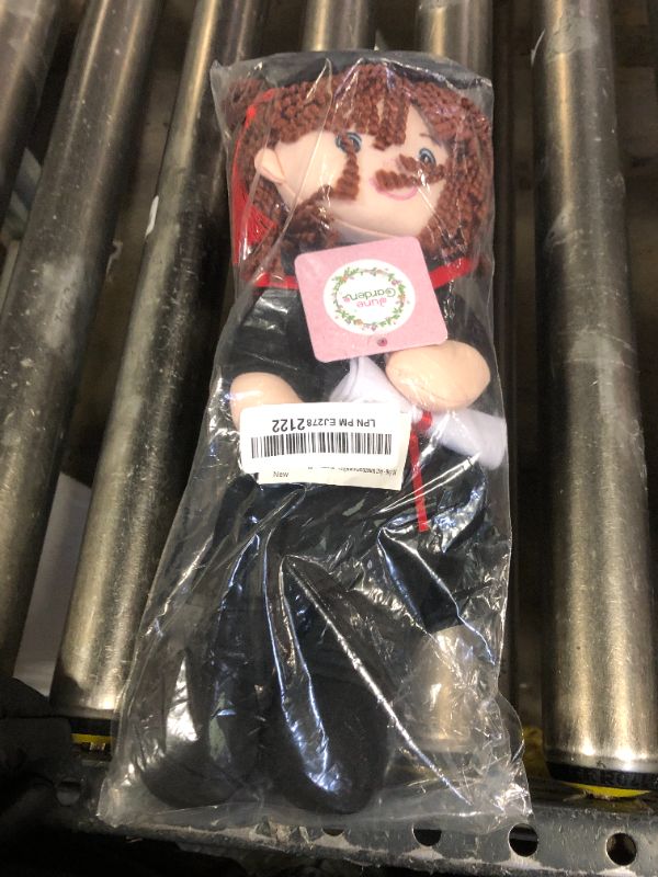 Photo 1 of June Garden Snuggle Cuties 15" Graduation Gifts - Soft Plush Dolls with Cap and Gown - Gifts for Preschool and Kindergarten Graduation Day - Boy M