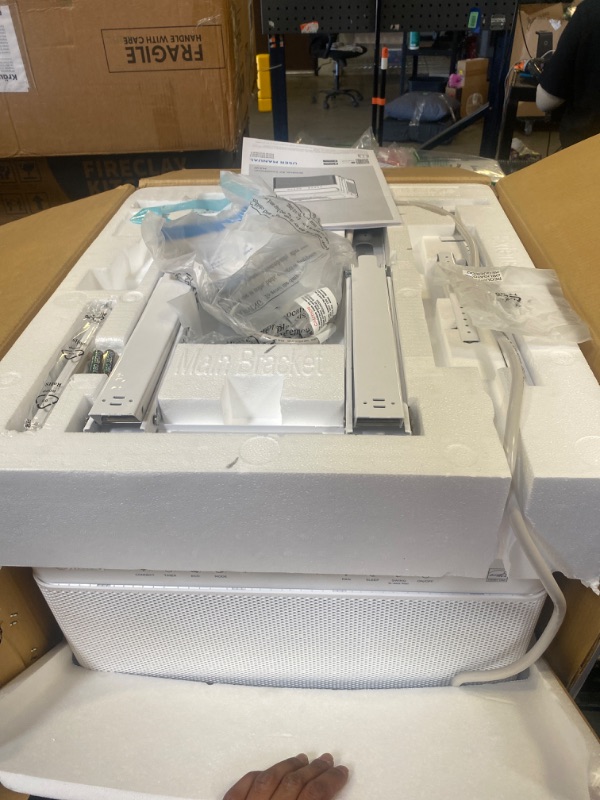 Photo 1 of Midea 10,000 BTU U Shaped Smart Inverter Window Air Conditioner, Cools up to 450 Sq. Ft.,Ultra Quiet with Open Window Flexibility, Works with Alexa/Google Assistant, 35% Energy Savings, Remote Control