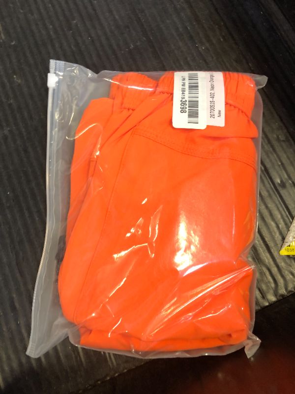 Photo 1 of MIER 5 Inch Inseam Shorts for Men Workout Running Athletic Gym Training Shorts with Zipper Pockets, Neon Orange, L