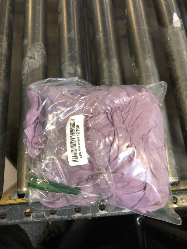 Photo 1 of DeZerlor 12 Pack Lavender Cheesecloth Napkins Washable Spring Mothers Day Cloth Napkins Set of 12 Cotton Gauze Purple Napkins Bulk 21x21 Inches for Wedding Bridal Baby Shower Dinner Birthday Party