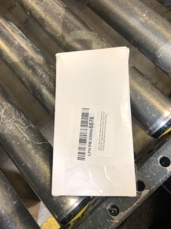 Photo 1 of 20pcs L Bracket Corner Brace, White 90 Degree Brace Small Right Angle Brackets with Screws Joint for Wood Right Angle Bracket Decorative Support Braces for Furniture Cabinet Shelves