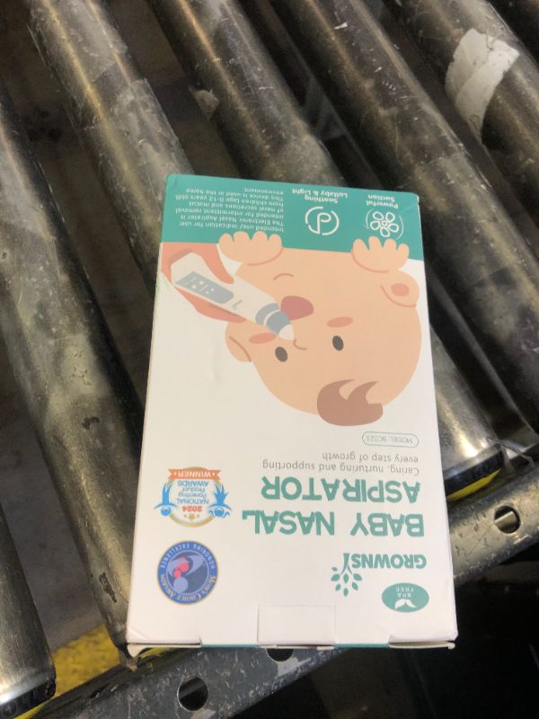 Photo 1 of GROWNSY Nasal Aspirator for Baby, Electric Baby Nose Sucker with Larger Suction Chamber and More Powerful Suction, Automatic Nose Cleaner with Music and Light Soothing Function