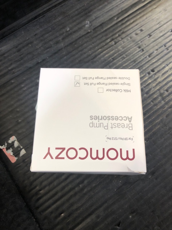 Photo 1 of Momcozy Original S9 Pro/S12 Pro Replacement Accessories, Only Compatible with Momcozy S9 Pro/S12 Pro Breast Pump NOT for S9/S12 (Single-Sealed Full Set Collector Cup with 24mm Flange,180ml, 1 Pack)