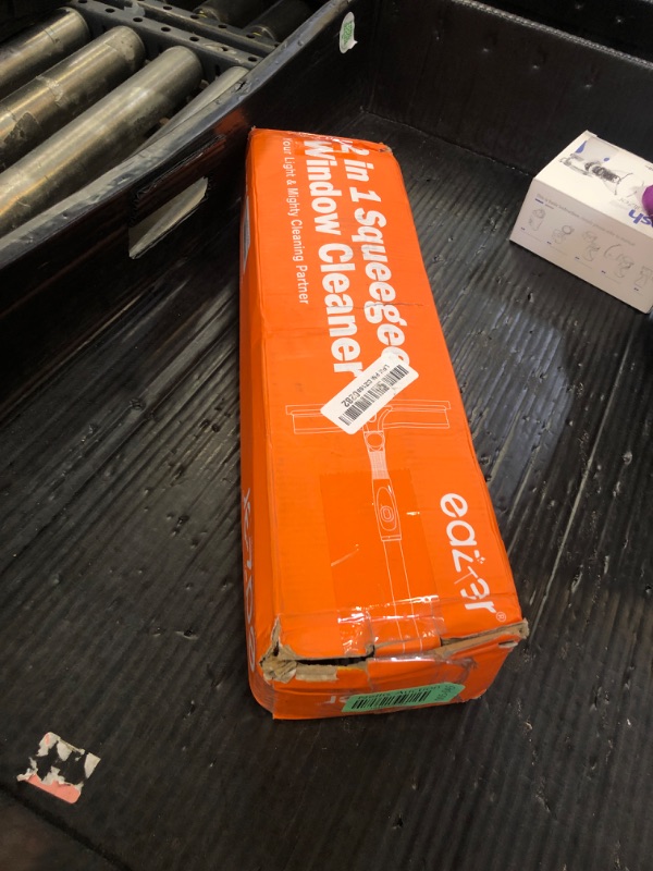 Photo 1 of Eazer 89'' Squeegee Window Cleaner 2 in 1 Rotatable Window Cleaning Tool Kit with Extension Pole, Window Washing Equipment with Bendable Head for Indoor/Outdoor Window and Car Glass