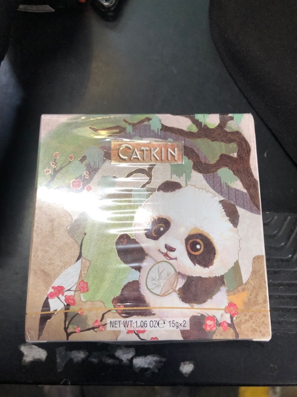Photo 1 of CATKIN Panda Land Full Coverage Cushion Fondation, Breathable Hydrating Nourishing Poreless Face Makeup Save for Sensitive Skin,Sheer Finish (W12 Golden Medium)