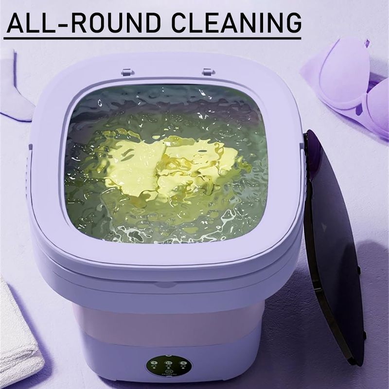 Photo 1 of GRINCHAT PORTABLE WASHING MACHINE PURPLE 
